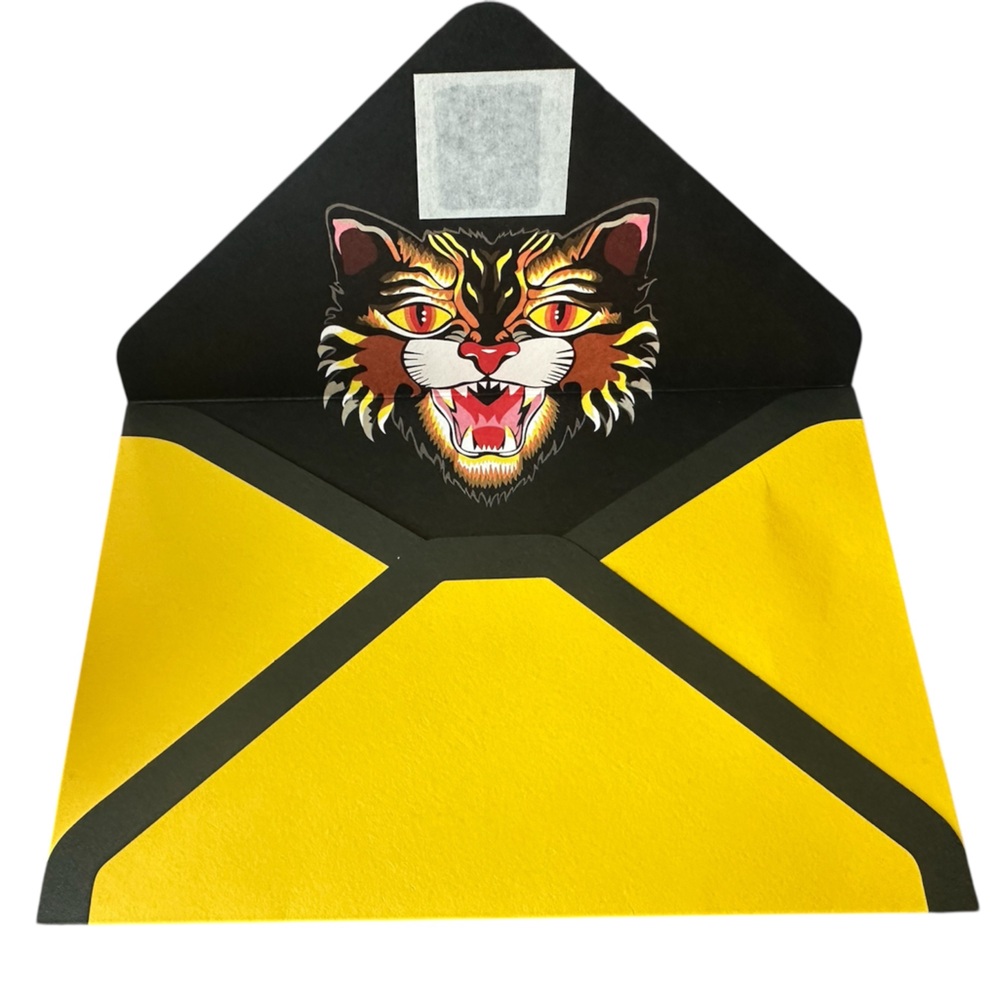 Gucci Yellow and Black Envelope only